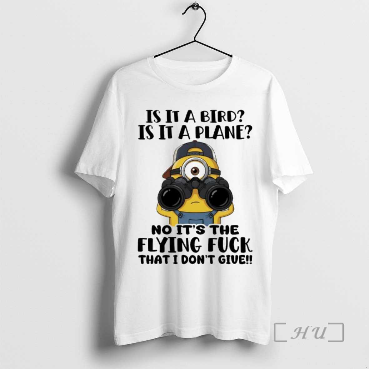 Officials Minion Is It A Bird Is It A Plane No Its The Flying Fuck T-Shirts, Hoodie, Sweatshirt | PopFlextees.com
