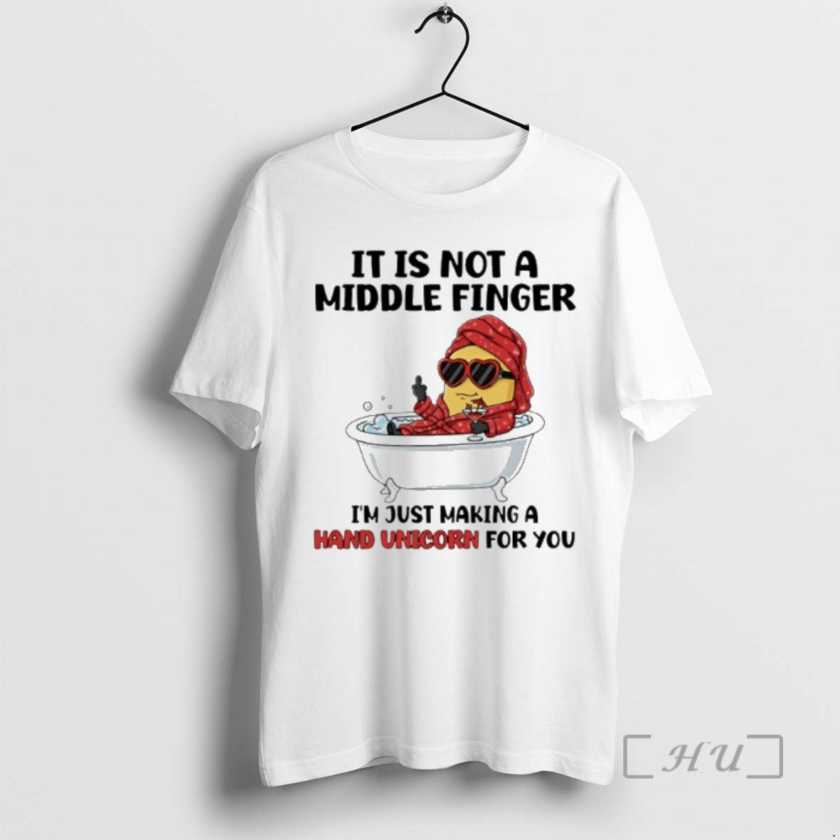 Officials Minion It Is Not A Middle Finger Im Just Making A Hand Unicorn For T-Shirts, Hoodie, Sweatshirt | PopFlextees.com