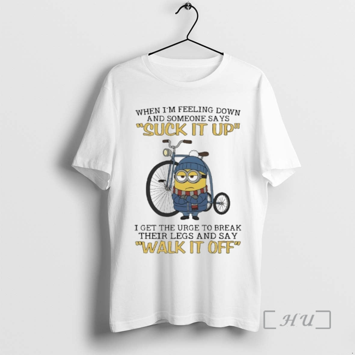 Officials Minions When Im Feeling Down And Someone Says Suck It Up I Get The T-Shirts, Hoodie, Sweatshirt | PopFlextees.com