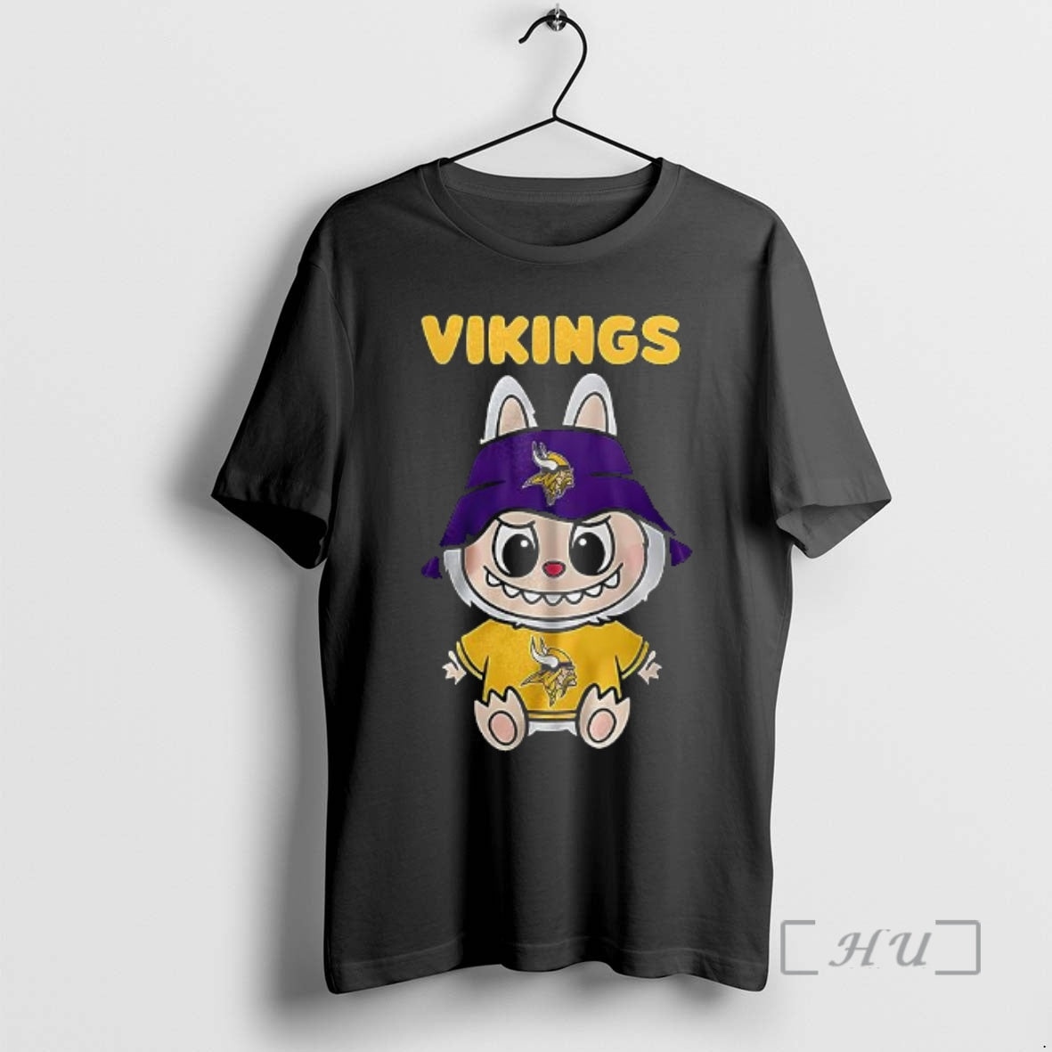 Officials Minnesota Vikings Labubu T-Shirts, Hoodie, Sweatshirt | PopFlextees.com