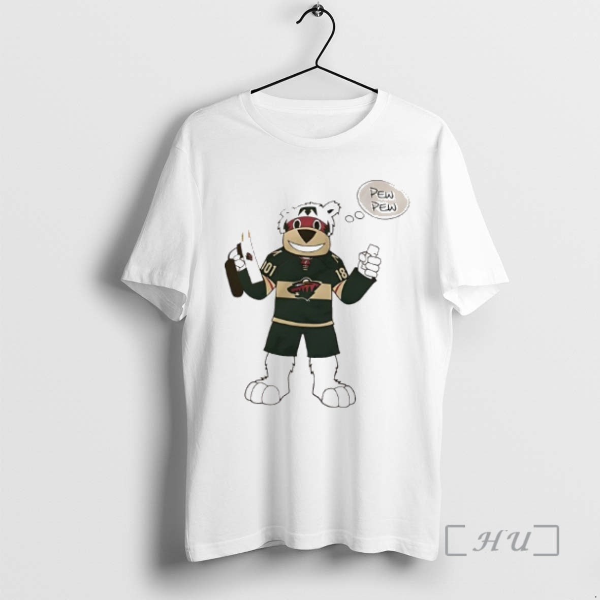 Officials Minnesota Wild Nordy Mascot Pew Pew T-Shirts, Hoodie, Sweatshirt