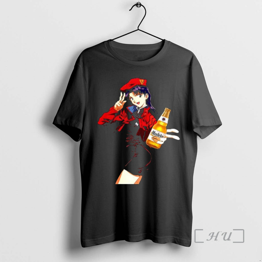 Officials Misato Katsuragi Modelo Neon Genesis Evangelion Anime T-Shirts, Hoodie, Sweatshirt | PopFlextees.com