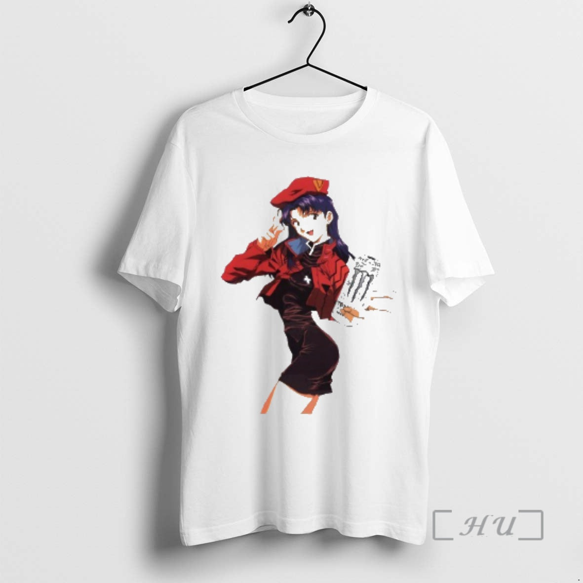 Officials Misato Katsuragi Monster Funny Anime T-Shirts, Hoodie, Sweatshirt | PopFlextees.com