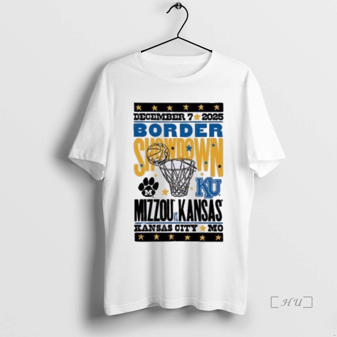 Officials Mizzou Vs Kansas Basketball Border Showdown December 7 2025 T-Shirts, Hoodie, Sweatshirt | PopFlextees.com