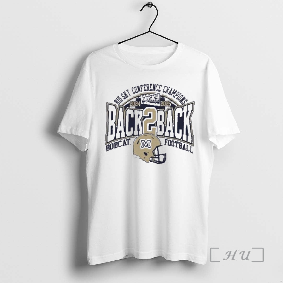 Officials Montana Bobcats 2025 Big Sky Conference Football Back 2 Back Champions Premium T Shirts Hoodie, Sweatshirt