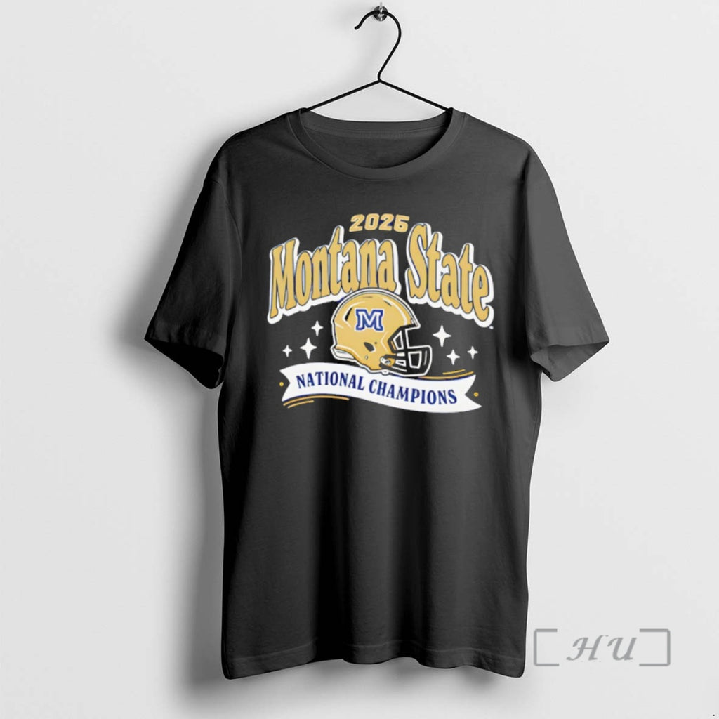 Officials Montana State 2025 National Champions Banner T-Shirts, Hoodie, Sweatshirt | PopFlextees.com