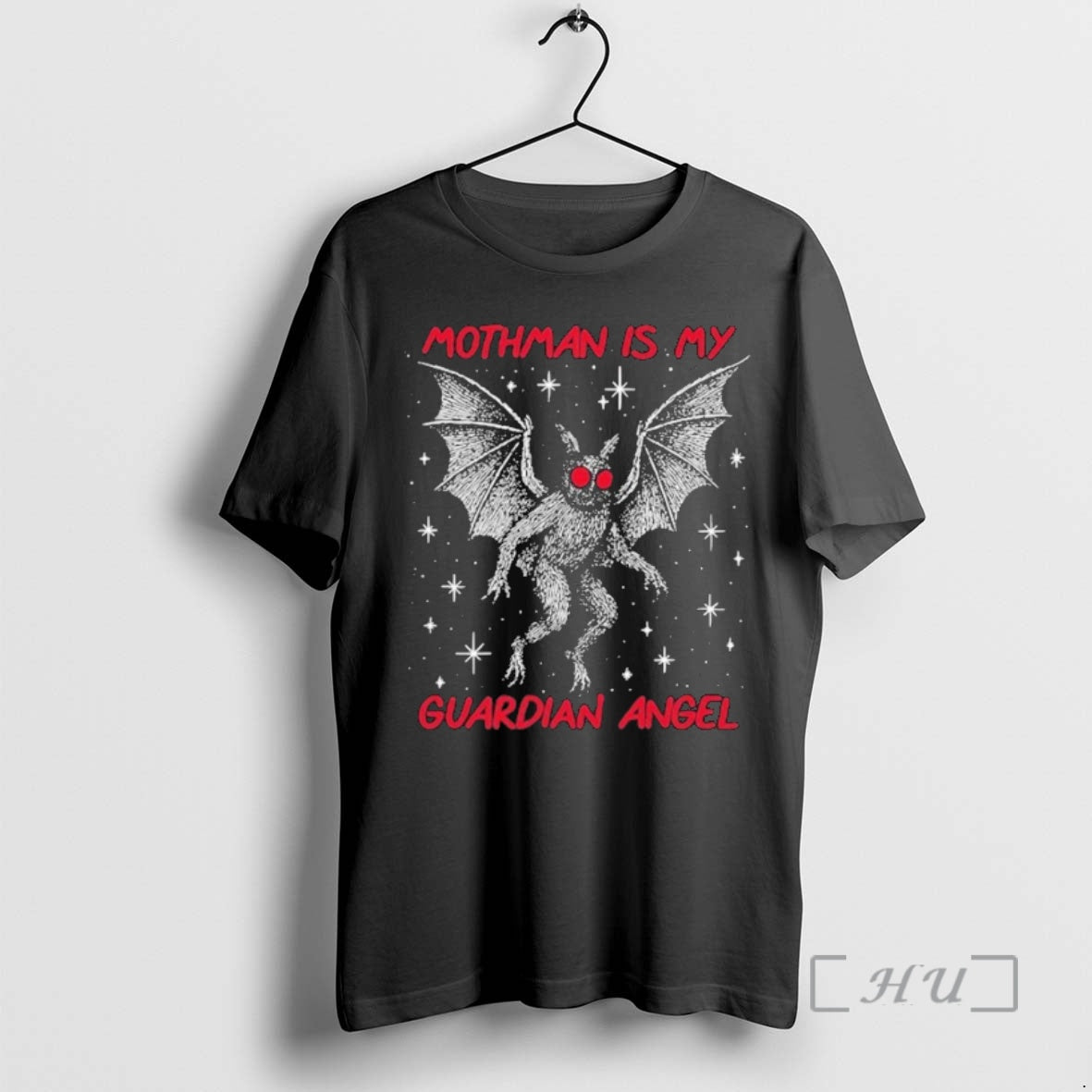 Officials Moth Man Is My Guardian Angel T-Shirts, Hoodie, Sweatshirt | PopFlextees.com