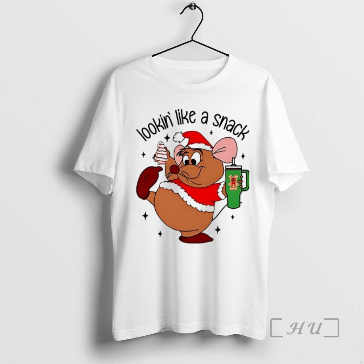 Officials Mouse Looking Like A Snack Christmas Cartoon T-Shirts, Hoodie, Sweatshirt | PopFlextees.com