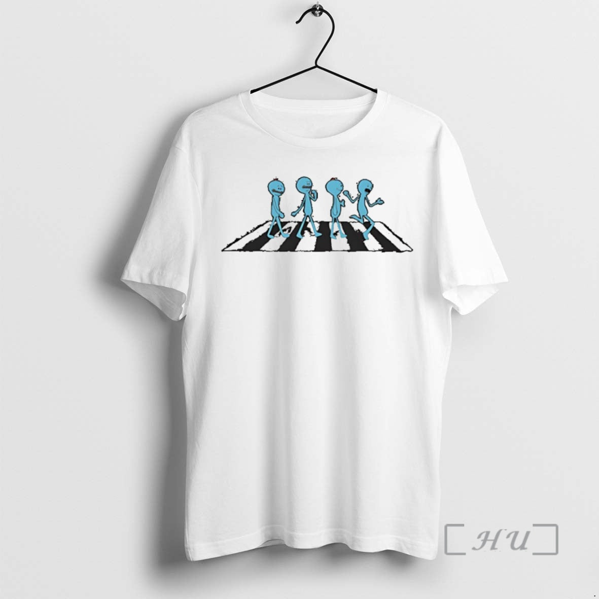 Officials Mr Meeseeks Abbey Road Circle T-Shirts, Hoodie, Sweatshirt | PopFlextees.com
