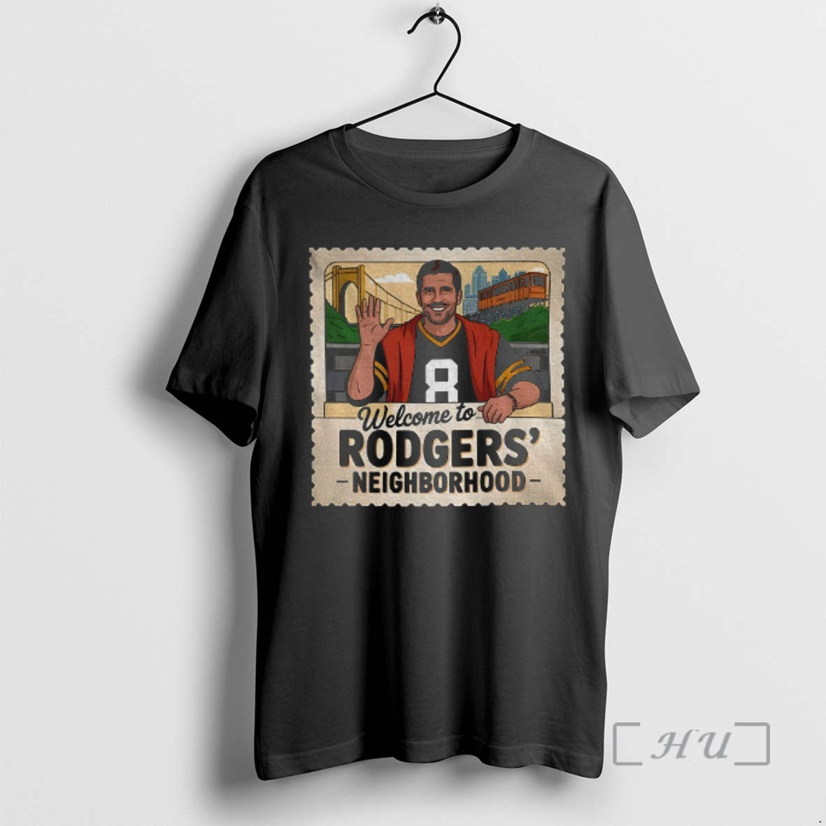 Officials Mr Rogers Neighborhood Welcome To Rodgers Aaron Rodgers Stamp T-Shirts, Hoodie, Sweatshirt | PopFlextees.com