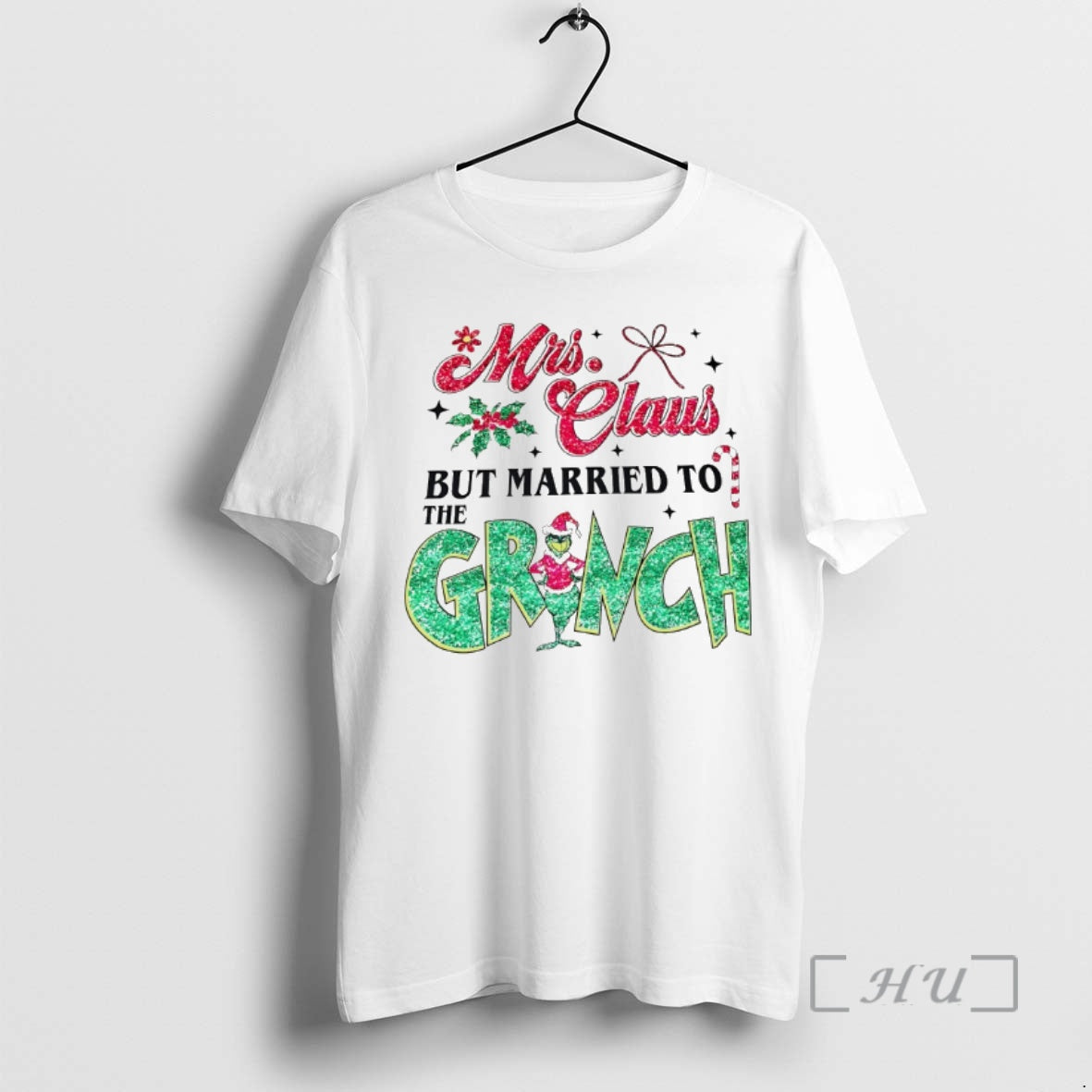Officials Mrs Claus But Married To The Grinch T-Shirts, Hoodie, Sweatshirt | PopFlextees.com