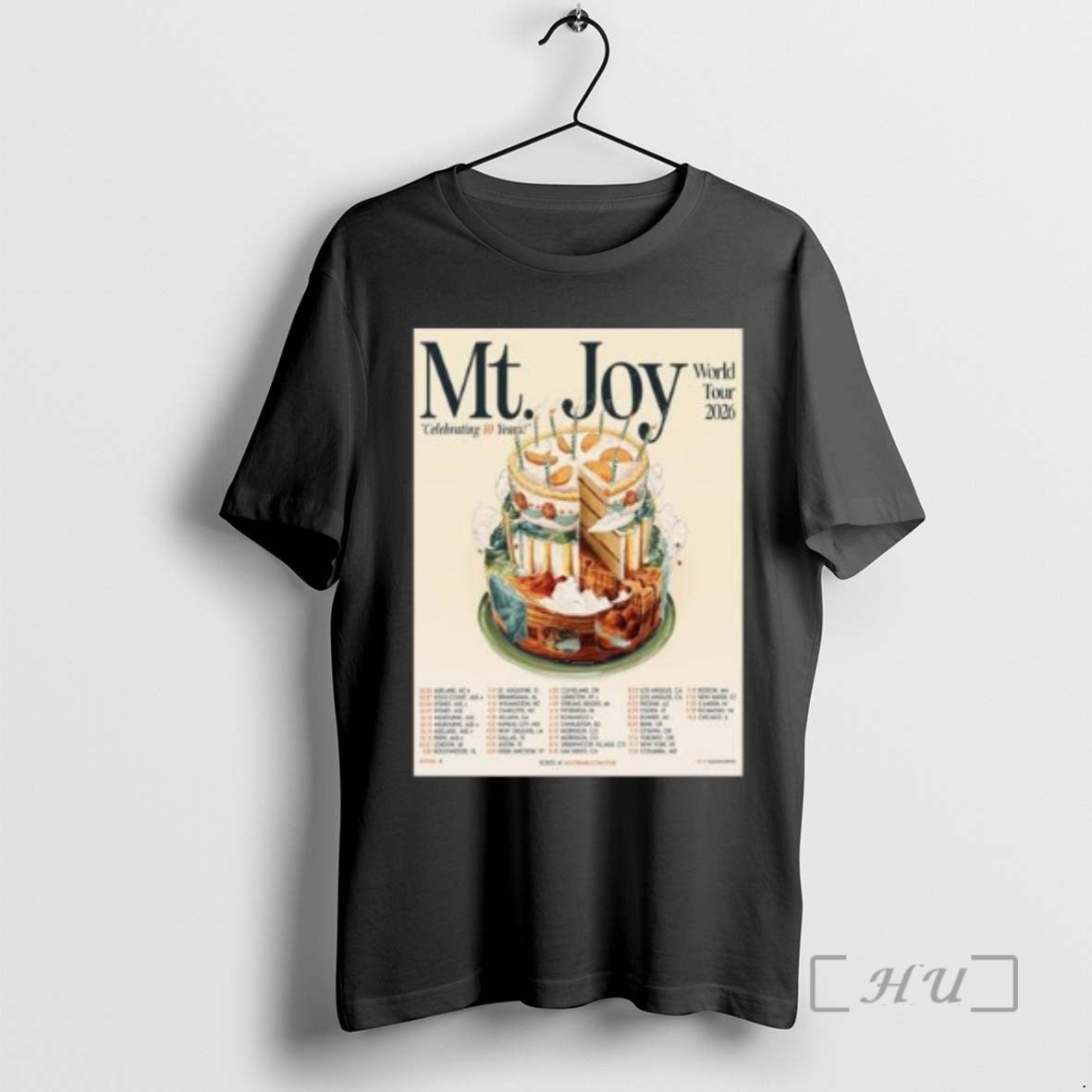 Officials Mt Joy Celebrating 10 Years World Tour 2026 North America City Dates Circle Black T-Shirts, Hoodie, Sweatshirt