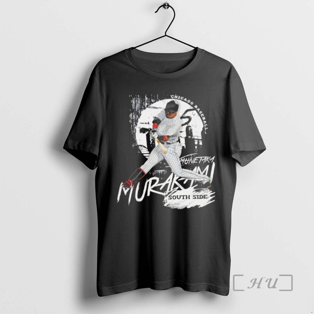 Officials Munetaka Murakami Chicago Baseball South Side Skyline Signature T-Shirts, Hoodie, Sweatshirt | PopFlextees.com