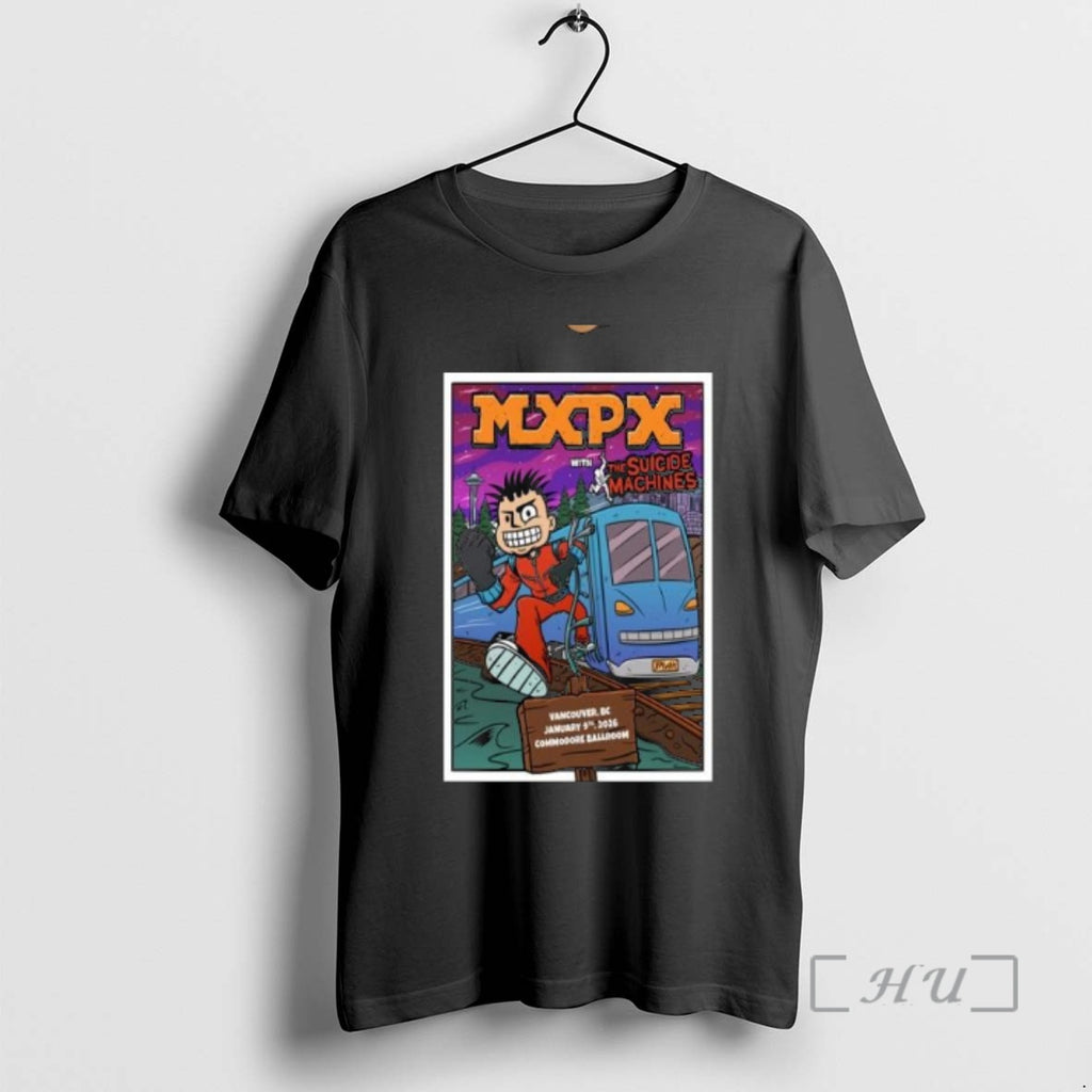 Officials Mxpx Vancouver Bc January 9 2026 Concert Circle Black T-Shirts, Hoodie, Sweatshirt | PopFlextees.com