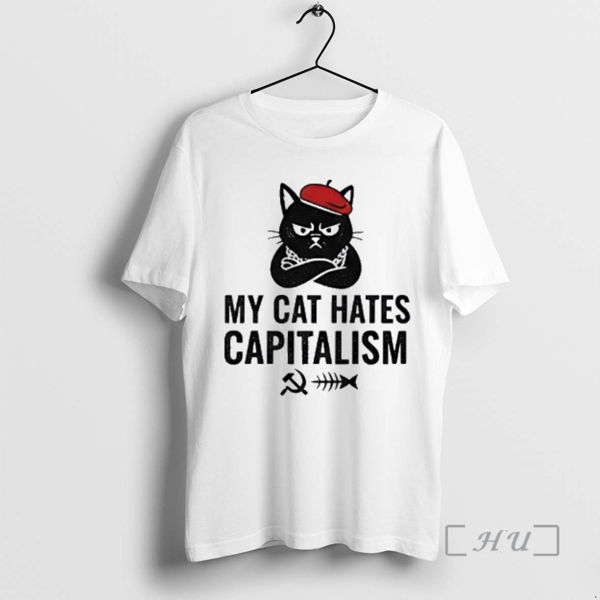 Officials My Cat Hates Capitalism T-Shirts, Hoodie, Sweatshirt | PopFlextees.com