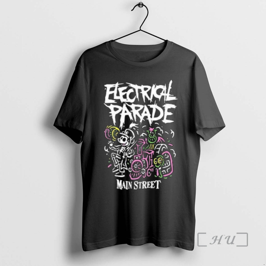 Officials My Chemical Romance Electrical Parade Circle Black T-Shirts, Hoodie, Sweatshirt | PopFlextees.com