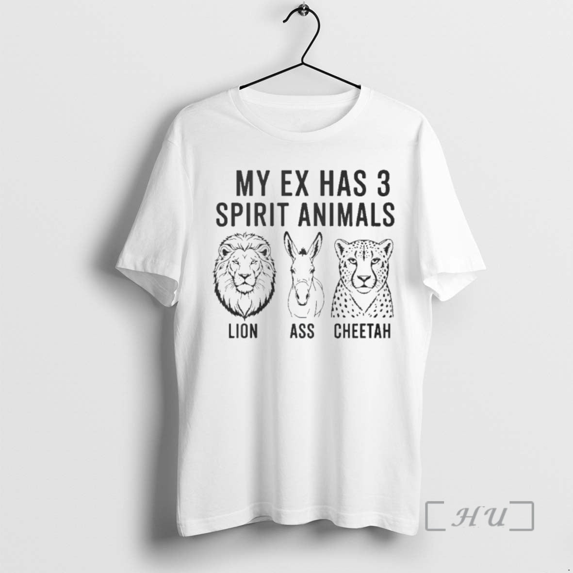 Officials My Ex Has 3 Spirit Animals Lions Ass Cheetah T-Shirts, Hoodie, Sweatshirt | PopFlextees.com