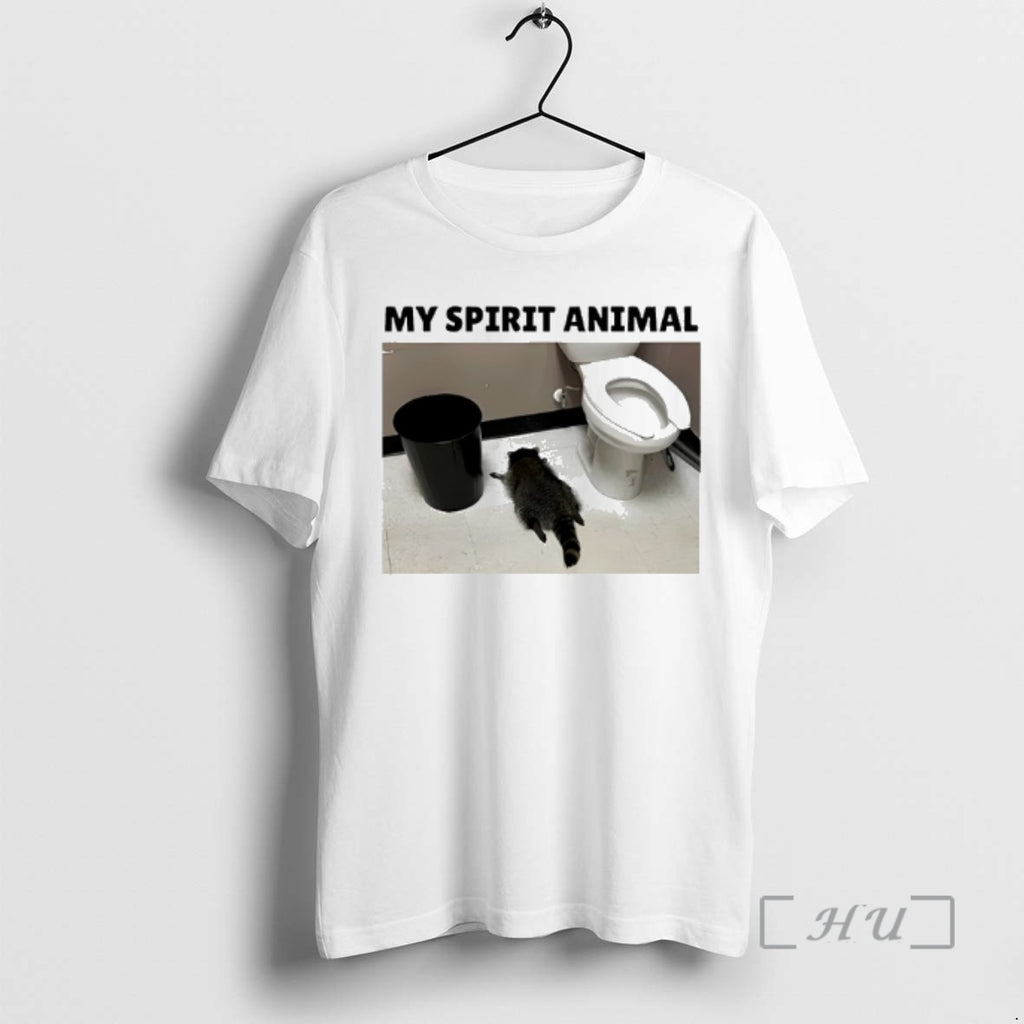 Officials My Spirit Animal Raccoon Gets Drunk Liquor T-Shirts, Hoodie, Sweatshirt | PopFlextees.com