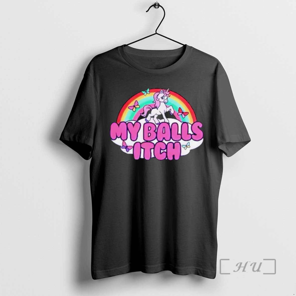 Officials My Balls Itch Unicorn Rainbow Ornaments T-Shirts, Hoodie, Sweatshirt | PopFlextees.com