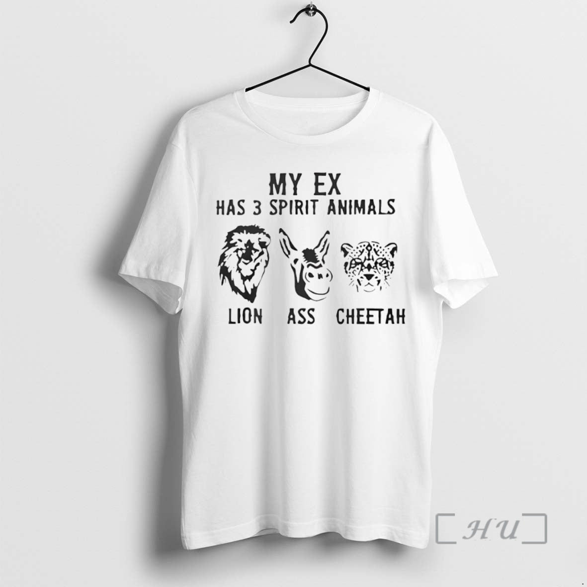 Officials My Ex Has 3 Spirit Animals Lion Ass Cheetah Circle Premium T Shirts Sweater Hoodie, Sweatshirt | PopFlextees.com