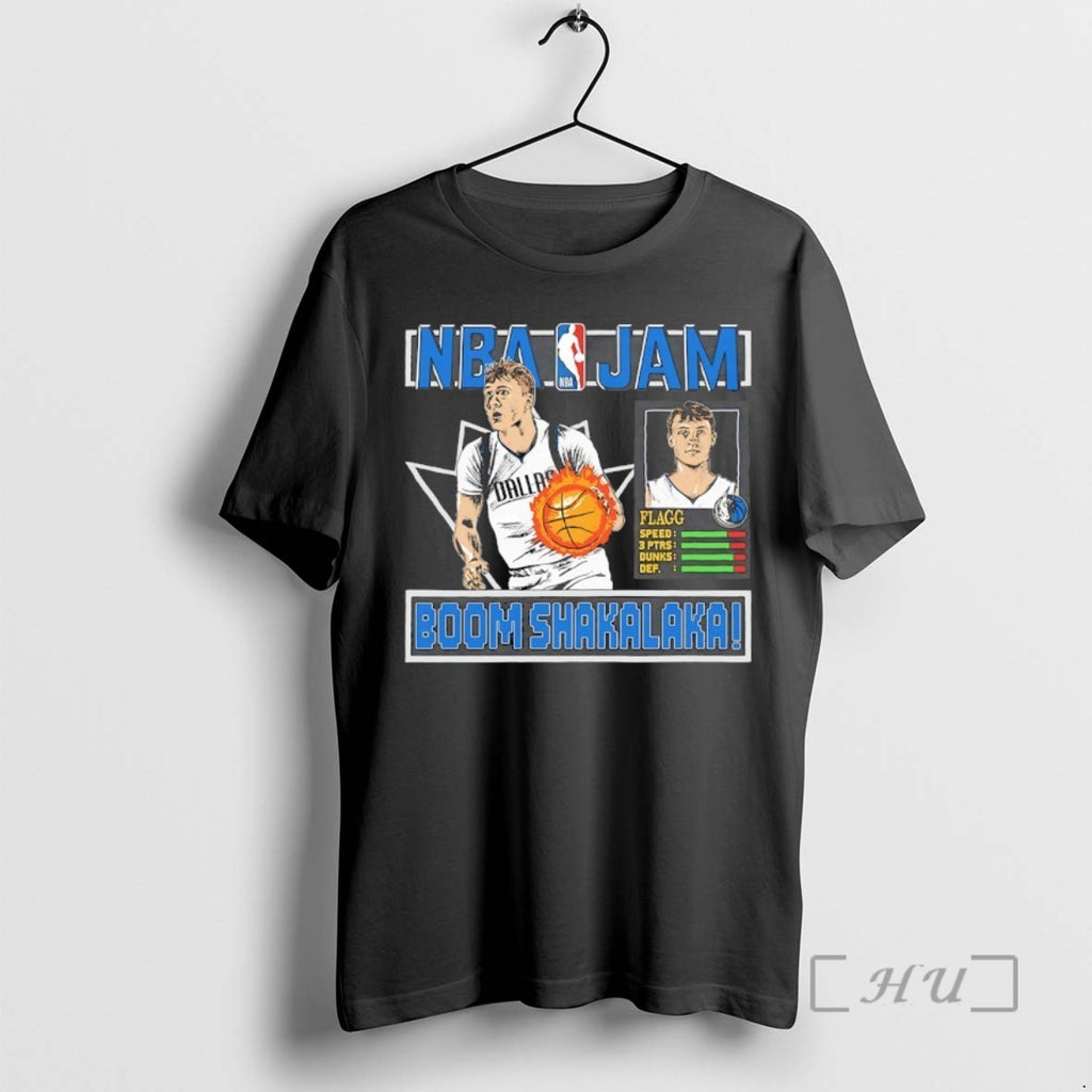 Officials Nba Jam Cooper Flagg Dallas Mavericks Boom Shakalaka T-Shirts, Hoodie, Sweatshirt | PopFlextees.com