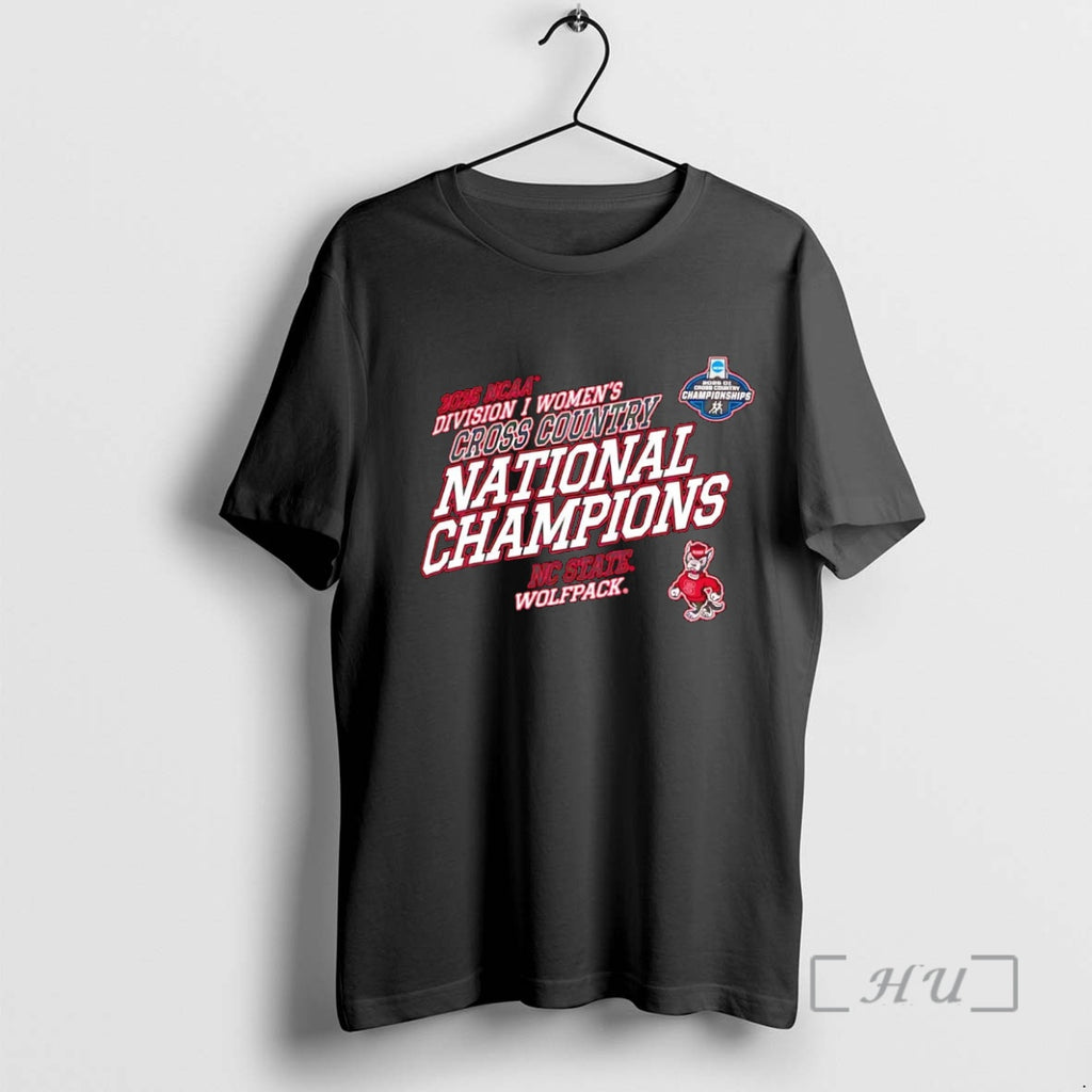 Officials Nc State Wolfpack 2025 Ncaa D1 Womens Cross Country National Champions Premium T Shirts Hoodie, Sweatshirt