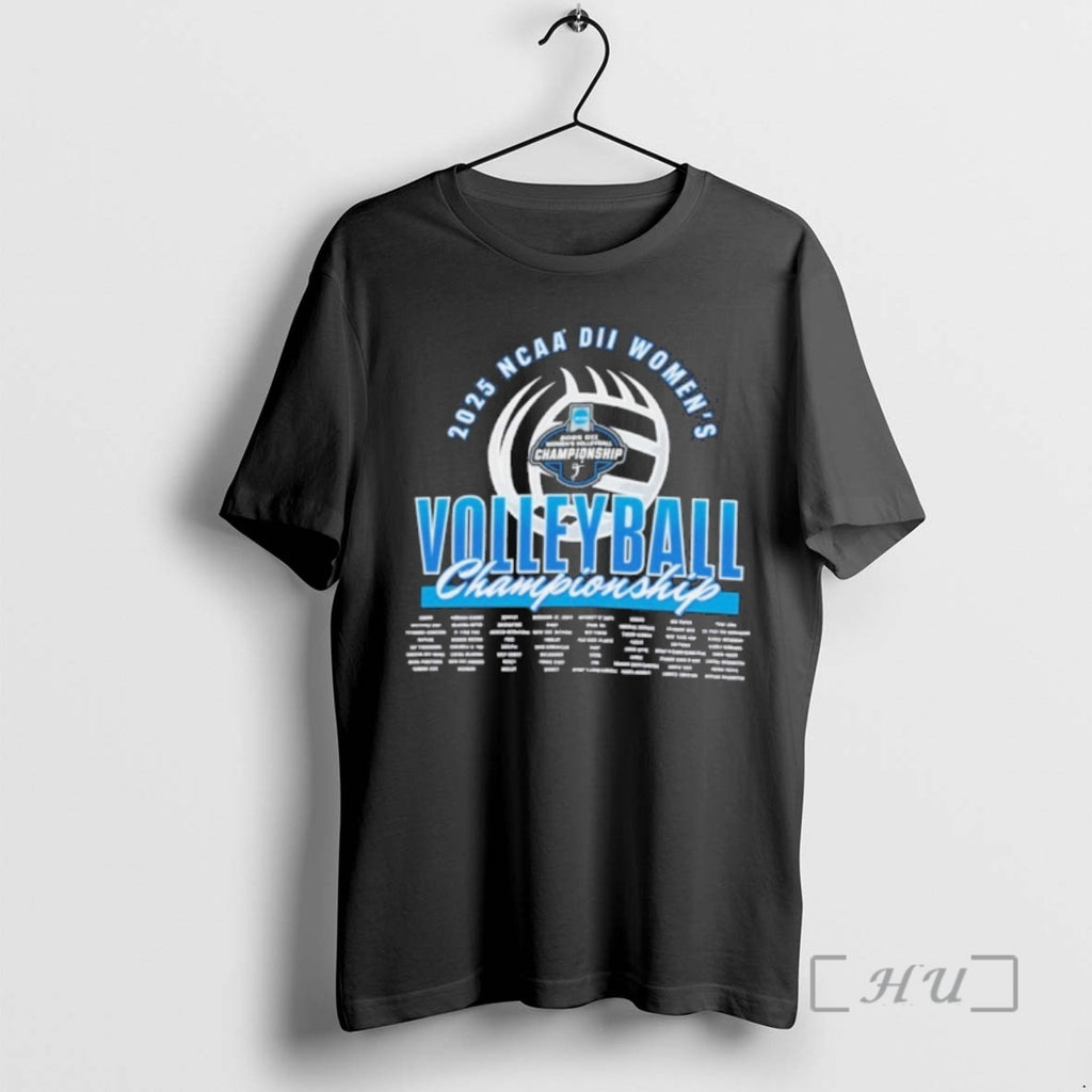 Officials Ncaa Dii Womens Volleyball Championship 2025 T-Shirts, Hoodie, Sweatshirt | PopFlextees.com