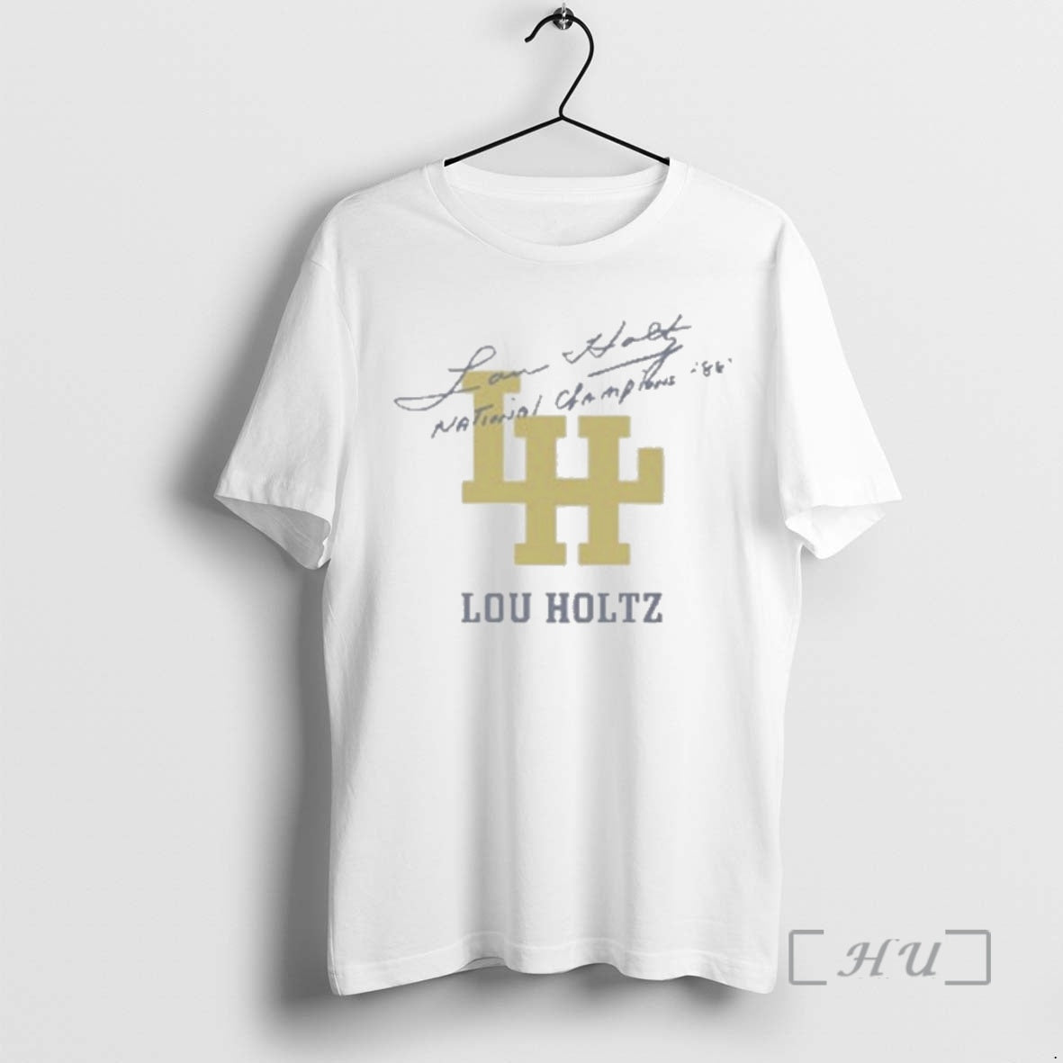 Officials Nd Lou Holtz Logo T-Shirts, Hoodie, Sweatshirt | PopFlextees.com