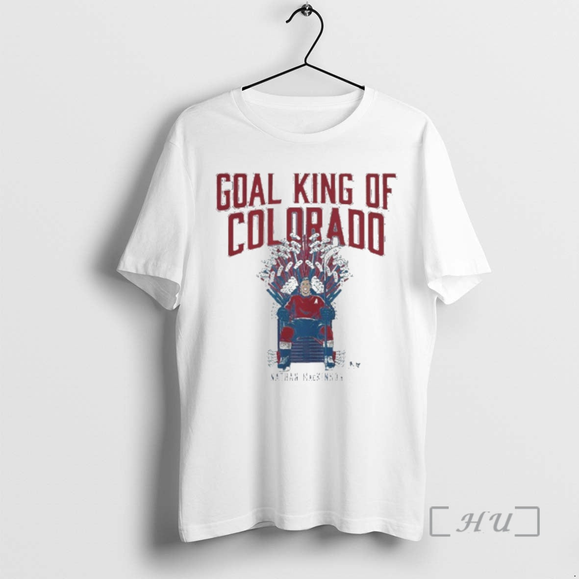 Officials Nathan Mackinnon Goal King Of Colorado T-Shirts, Hoodie, Sweatshirt | PopFlextees.com