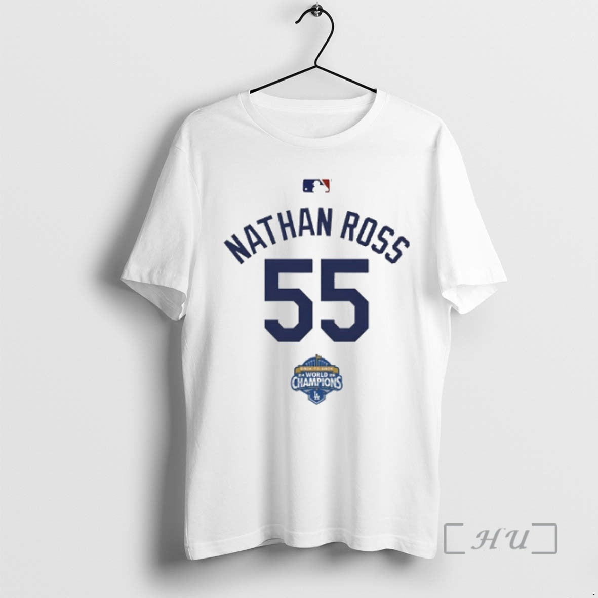 Officials Nathan Ross 55 Back To Back Champs World Champions T-Shirts, Hoodie, Sweatshirt | PopFlextees.com