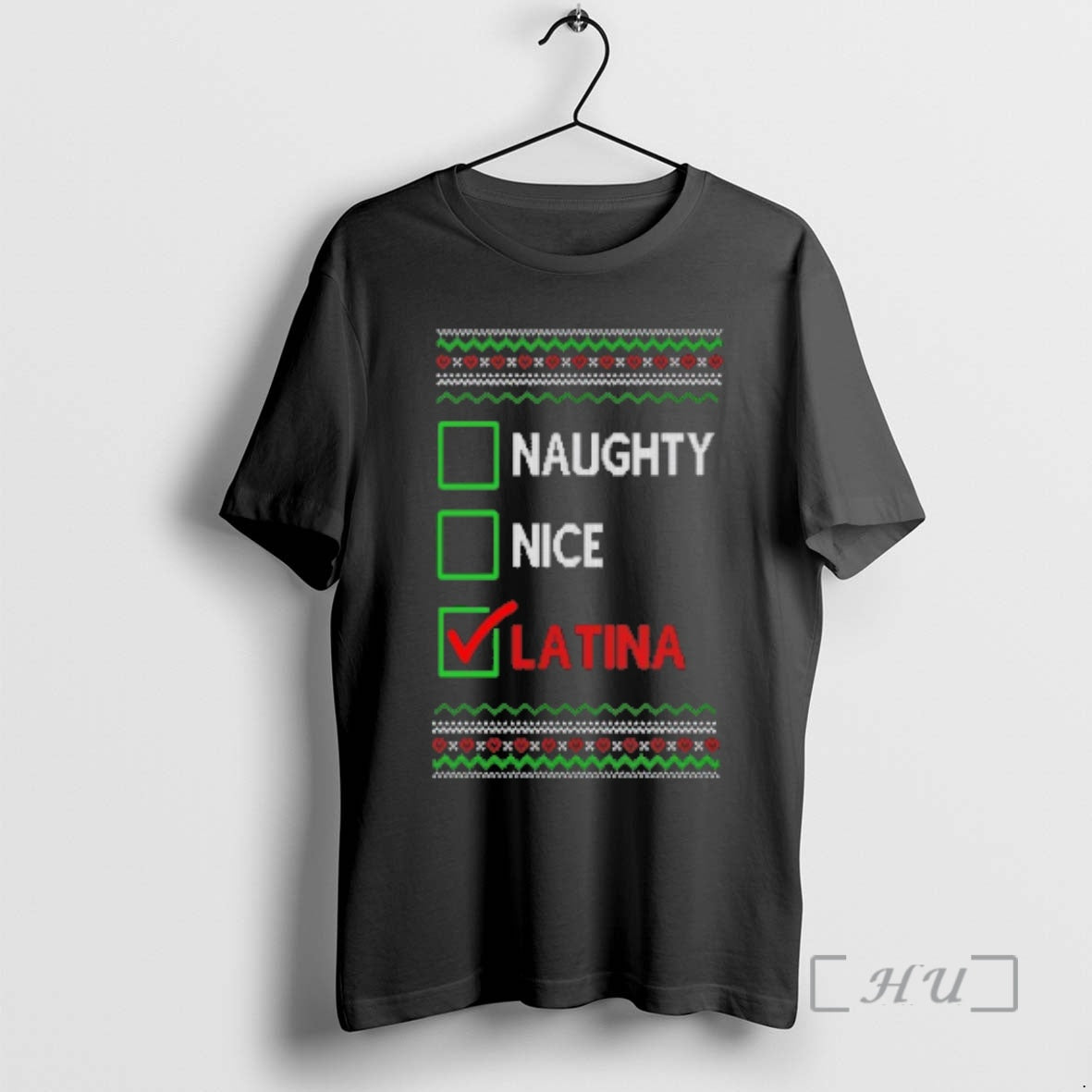 Officials Naughty Nice Latina Ugly Christmas Sweat T-Shirts, Hoodie, Sweatshirt | PopFlextees.com