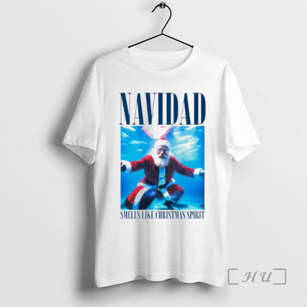 Officials Navidad Smells Like Spirit Santa T-Shirts, Hoodie, Sweatshirt