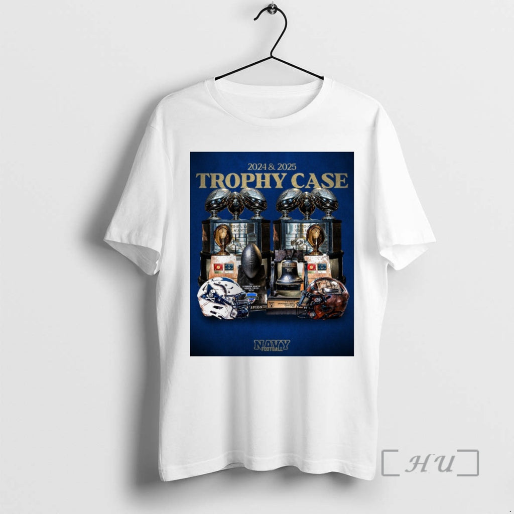 Officials Navy Midshipmen Football 2024 2025 Trophy Case T-Shirts, Hoodie, Sweatshirt | PopFlextees.com
