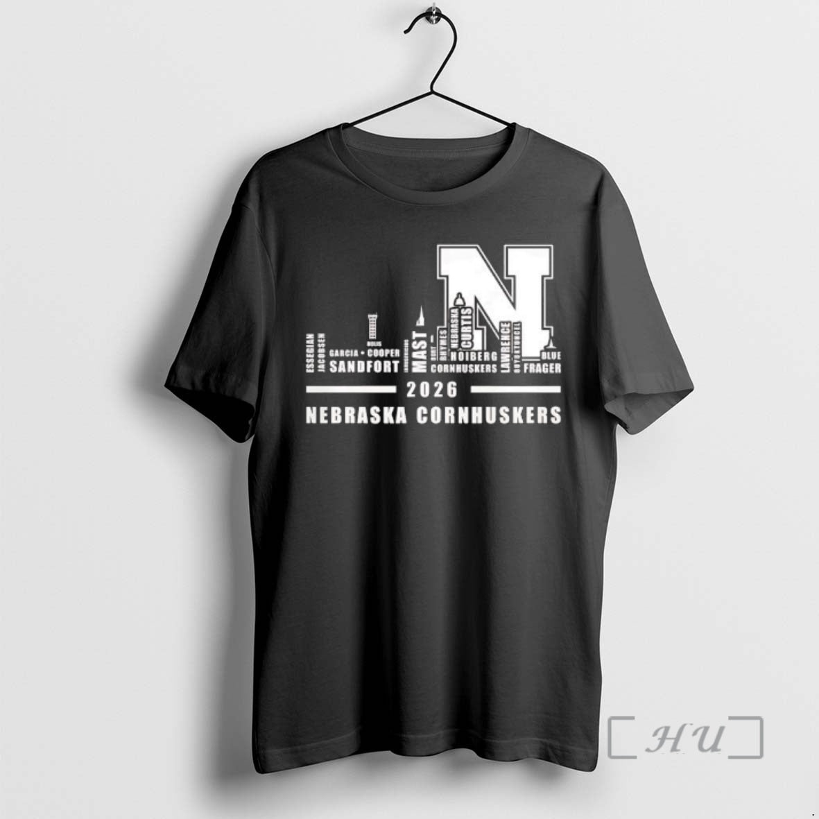 Officials Nebraska Cornhuskers Player Names 2026 Skyline T-Shirts, Hoodie, Sweatshirt