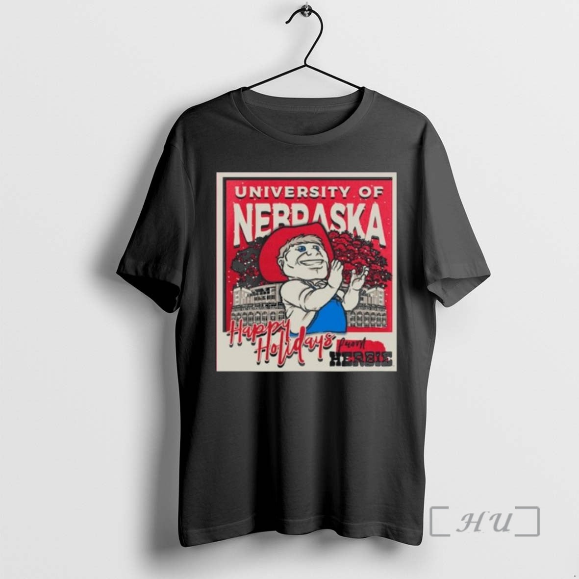 Officials Nebraska Huskers Snowy Polaroid T-Shirts, Hoodie, Sweatshirt