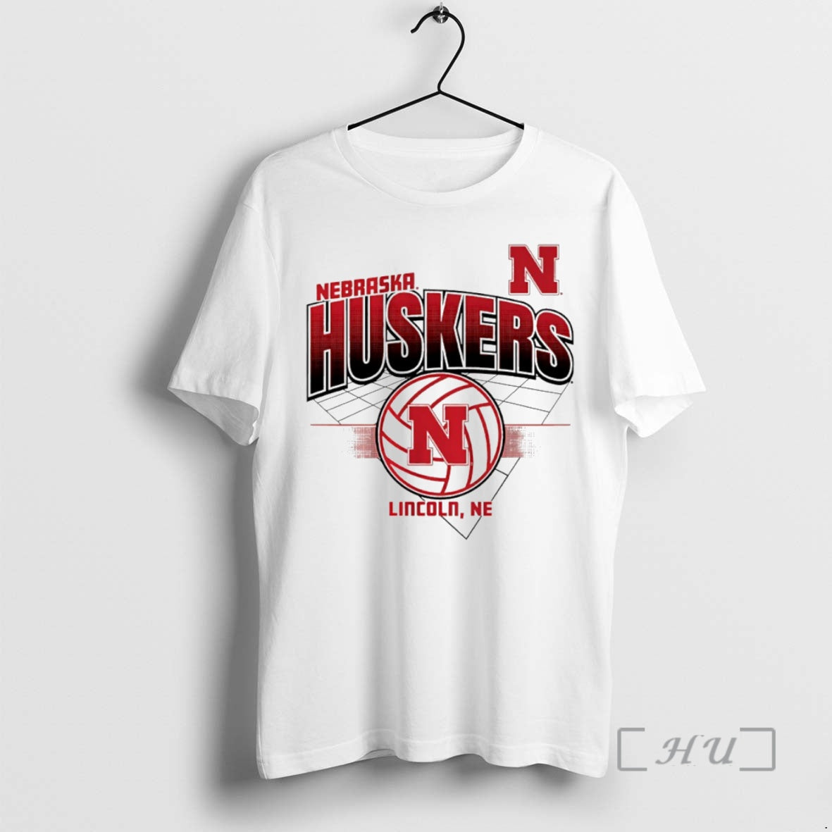 Officials Nebraska Huskers Volleyball Lincoln Grid Circle T-Shirts, Hoodie, Sweatshirt | PopFlextees.com