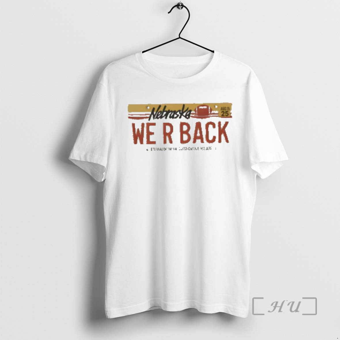 Officials Nebraska We R Back License Plate T-Shirts, Hoodie, Sweatshirt | PopFlextees.com