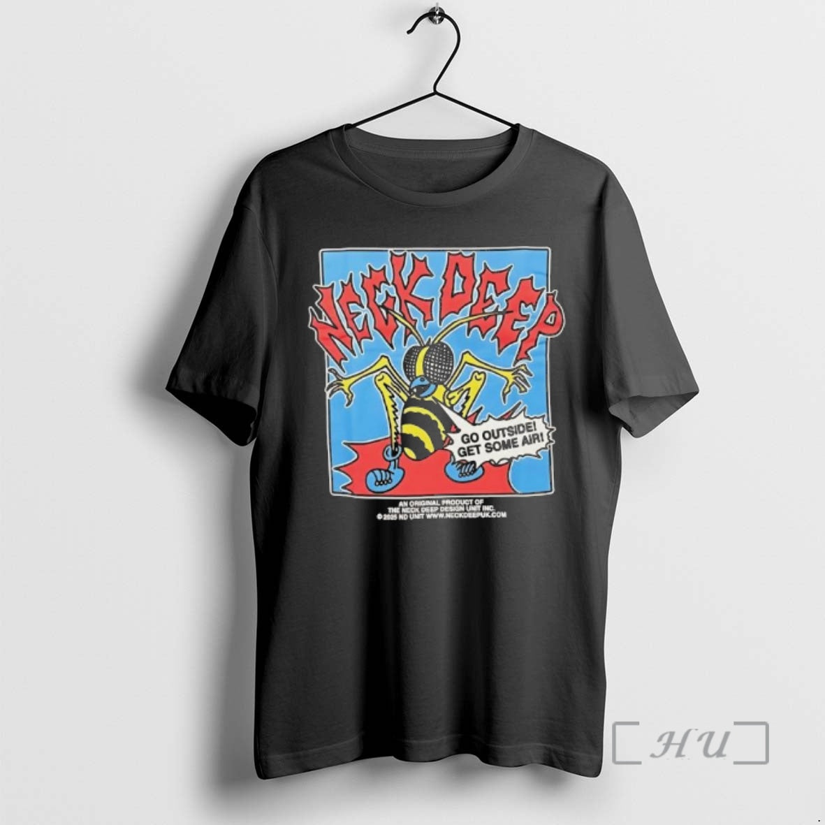 Officials Neck Deep Go Outside Get Some Air Graphic T-Shirts, Hoodie, Sweatshirt | PopFlextees.com