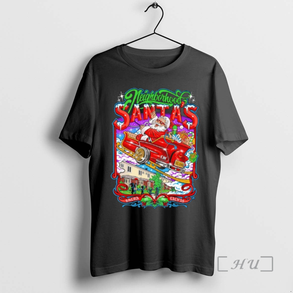 Officials Neighborhood Santas Sacra Califas Est T-Shirts, Hoodie, Sweatshirt | PopFlextees.com