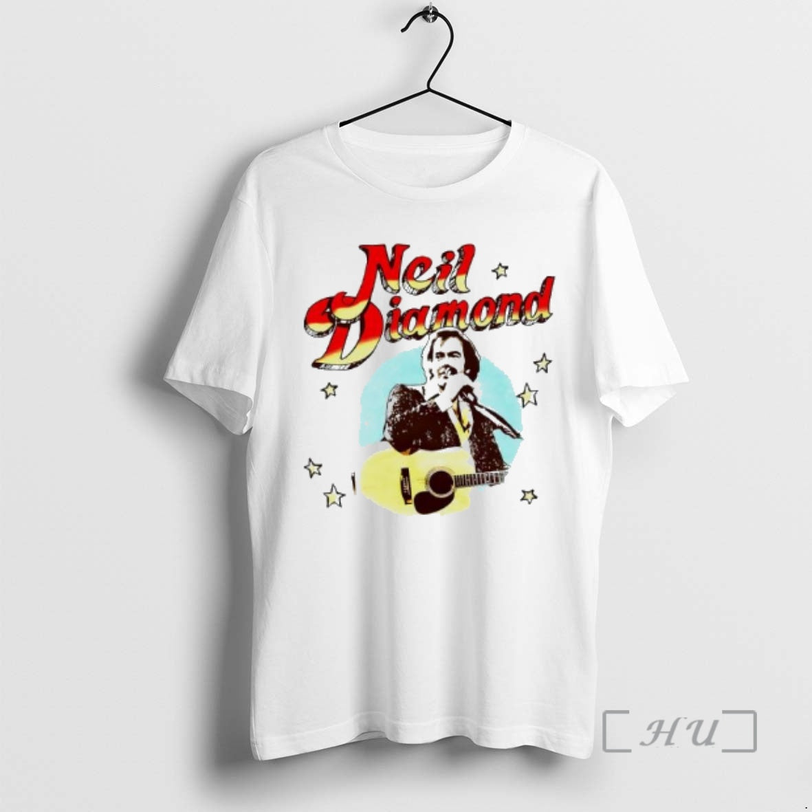 Officials Neil Diamond Guitar Photo T-Shirts, Hoodie, Sweatshirt | PopFlextees.com