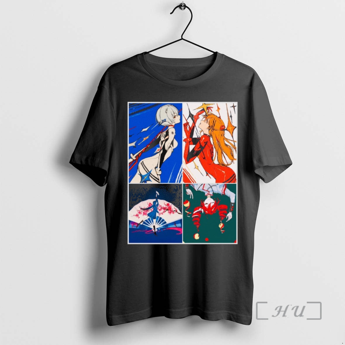 Officials Neon Genesis Evangelion Rei Ayanami Asuka Langley Soryu Anime T-Shirts, Hoodie, Sweatshirt | PopFlextees.com