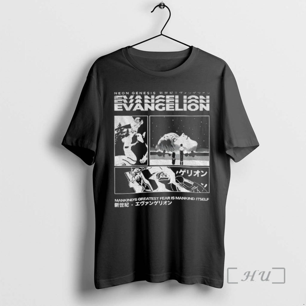 Officials Neon Genesis Evangelion Mankinds Greatest Fear Is Mankind Itself T-Shirts, Hoodie, Sweatshirt