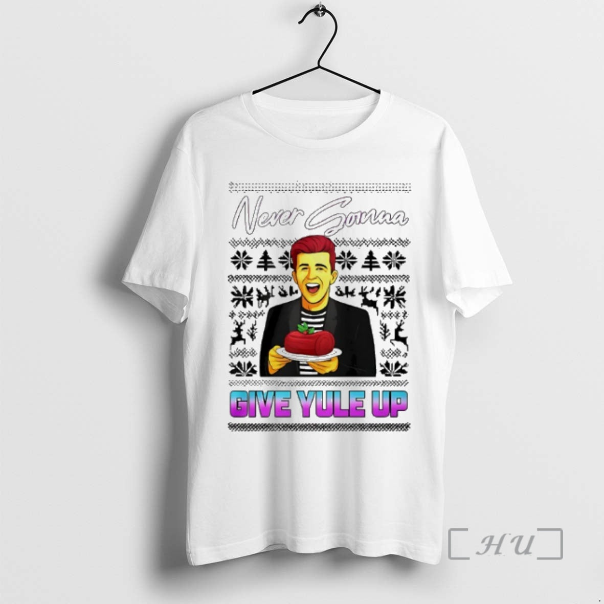 Officials Never Gonna Give Yule Up Rick Astley Ugly T-Shirts, Hoodie, Sweatshirt