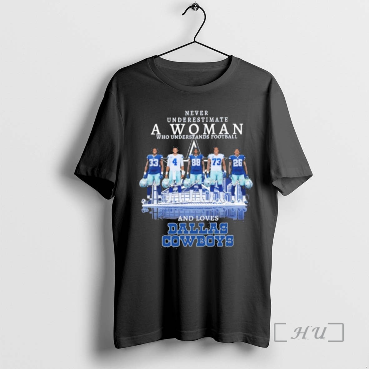 Officials Never Underestimate A Woman Who Understands Football Player And Loves Dallas Cowboys Premium T-Shirts, Hoodie,...