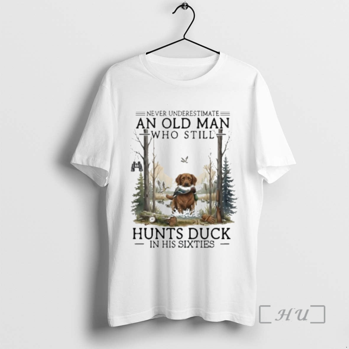Officials Never Underestimate An Old Man Who Still Hunts Duck In His Sixties With Spaniel T-Shirts, Hoodie, Sweatshirt