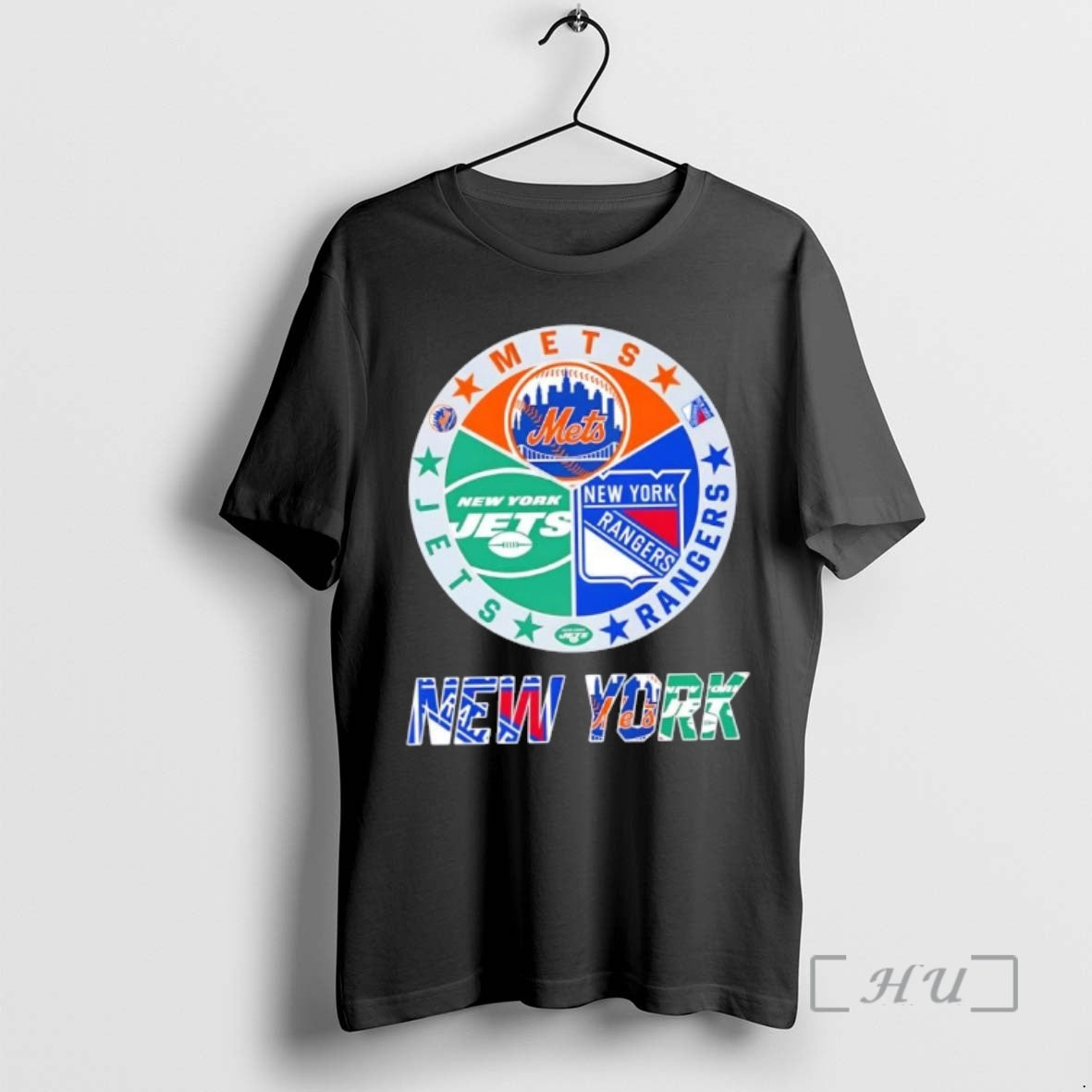Officials New York City Sports Mets Rangers Jets Logos Combine T-Shirts, Hoodie, Sweatshirt | PopFlextees.com