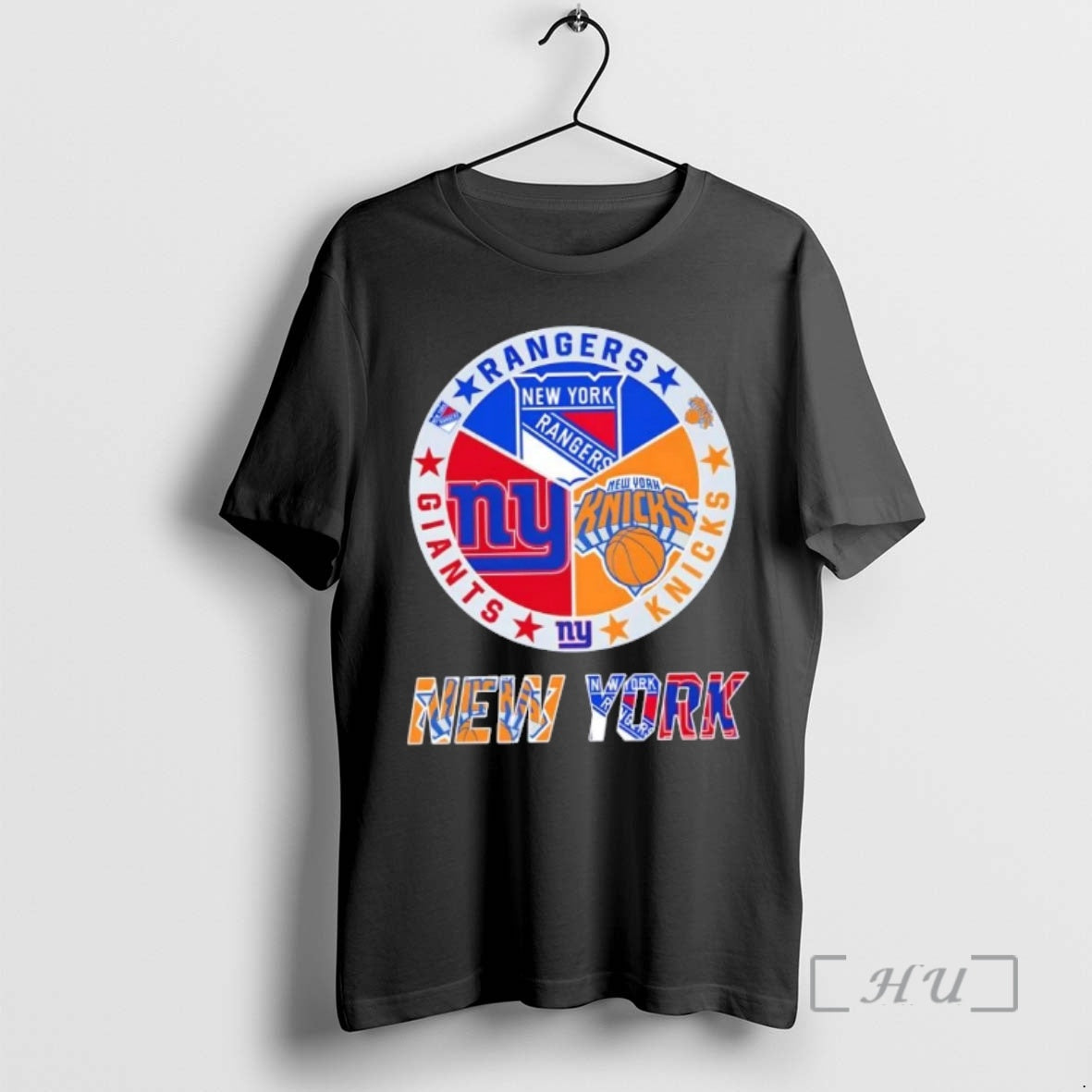 Officials New York City Sports Rangers Knicks Giants Logos Combine T-Shirts, Hoodie, Sweatshirt | PopFlextees.com