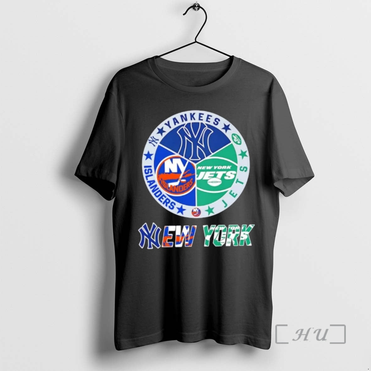 Officials New York City Sports Yankees Jets Islanders Logos Combine T-Shirts, Hoodie, Sweatshirt | PopFlextees.com