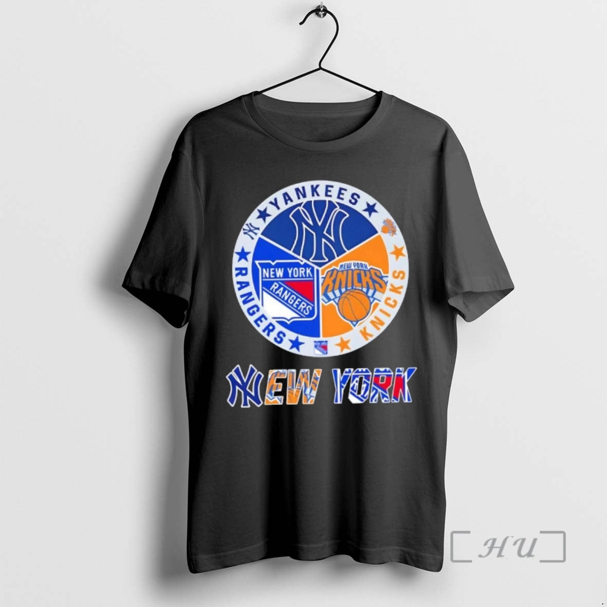 Officials New York City Sports Yankees Knicks Rangers Logos Combine T-Shirts, Hoodie, Sweatshirt | PopFlextees.com