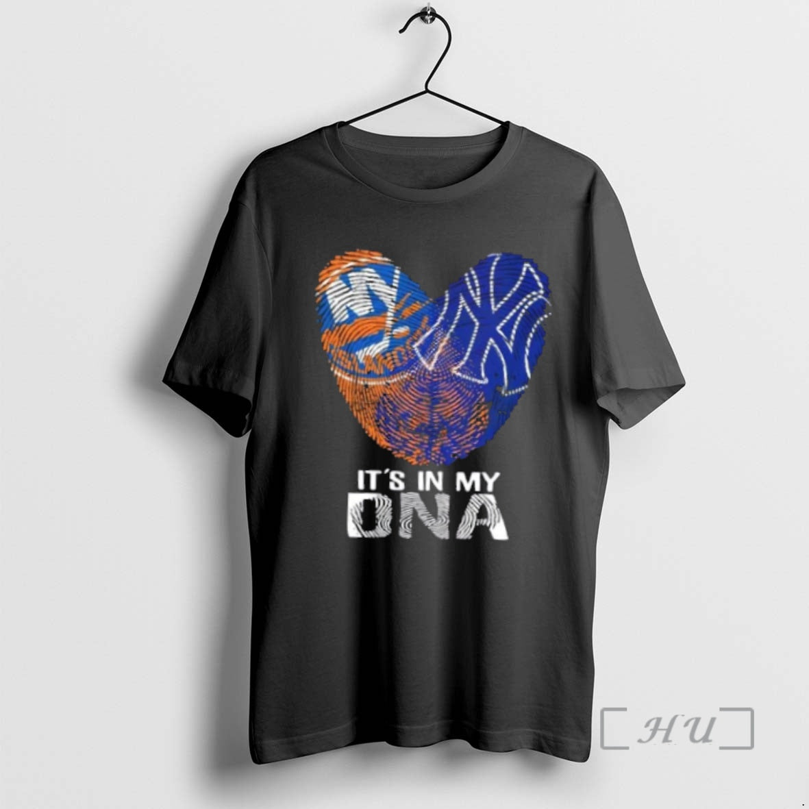 Officials New York City Sports Islanders X Yankees Its In My Dna Fingerprint Heart Premium T-Shirts, Hoodie, Sweatshirt